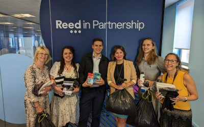 North East branches of Reed in Partnership donate clothes and essential items to support people experiencing homelessness